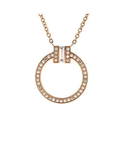 Pre-Owned Tiffany & Co. T Circle Pendant Necklace