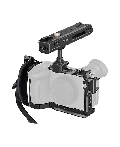 SmallRig Full Camera Cage Kit with Rotating Top Handle for Sony FX2, Black