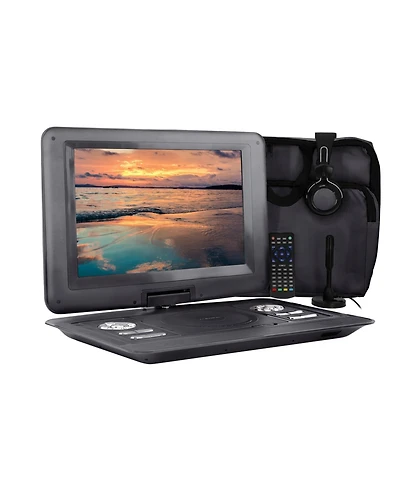 Trexonic 14.1 Inch Portable Tv+Dvd Player with Swivel Tft-lcd Screen and Usb,Sd,Av,Hdmi Inputs