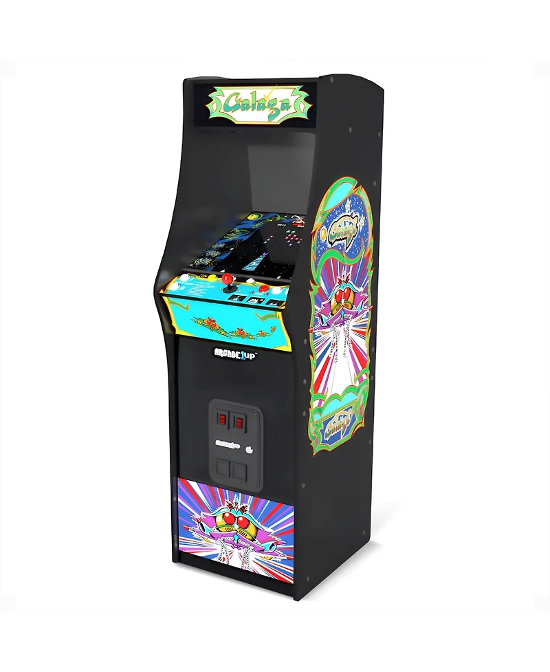 Arcade1Up Galaga Deluxe 14 in 1 Arcade Game Machine 5-Foot Stand-Up Cabinet