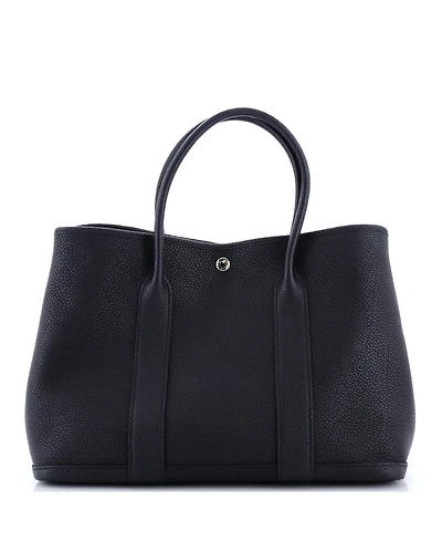 Pre-Owned HERMA‰S 36 Garden Party Tote Leather