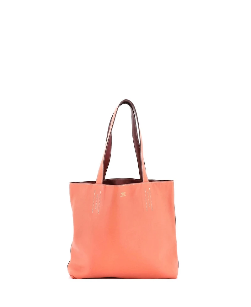 Pre-Owned Hermes 36 Double Sens Tote Veau Sikkim