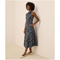 Pact Women's Fit & Flare Cowl Neck Dress