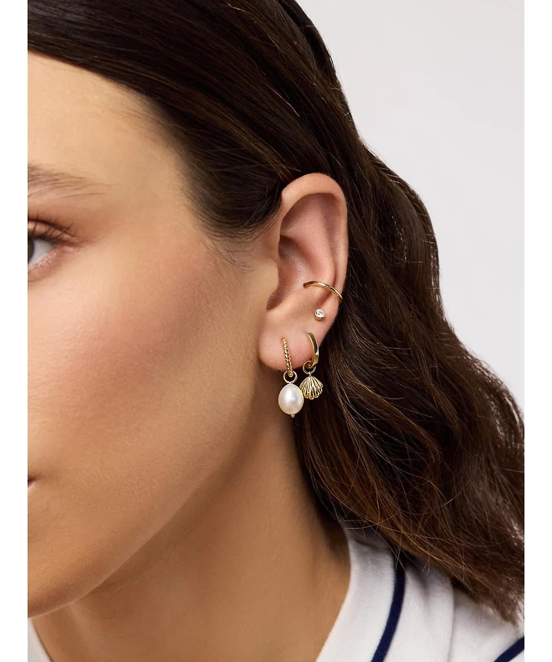 Ana Luisa Gold Huggie Earrings