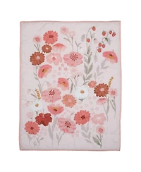 Bedtime Originals Flower Power 3-Piece Floral Baby Nursery Crib Bedding Set