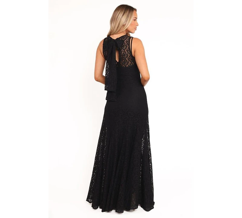 Petal and Pup Women's Keani Maxi Dress - Black Lace