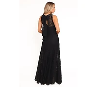 Petal and Pup Women's Keani Maxi Dress - Black Lace