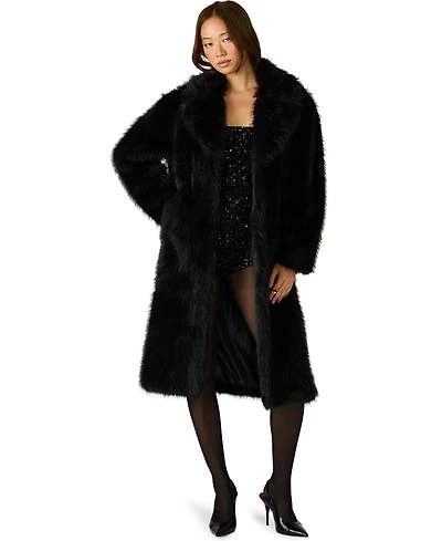 Steve Madden Women's Oversized Long Sleeves Coat