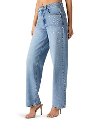 Bb Dakota Women's Taylor Straight Fit Jeans