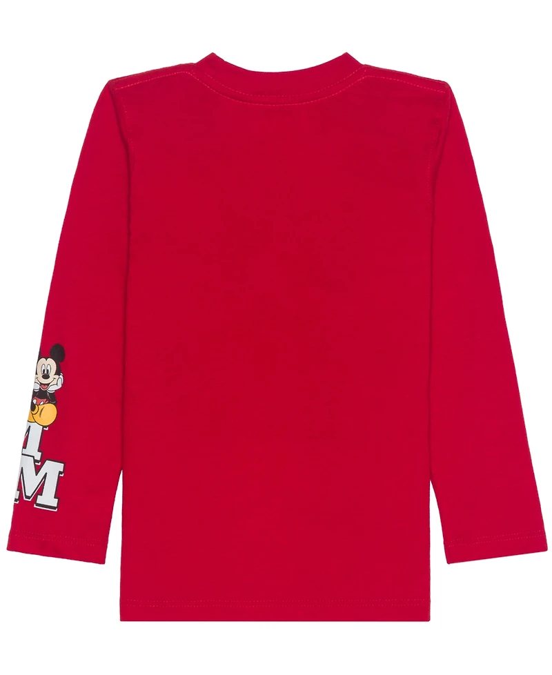 Mickey Mouse Boys Toddler 2T-5T Long Sleeve T-Shirt
