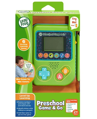 LeapFrog Preschool Game and Go Handheld Video Game Toy