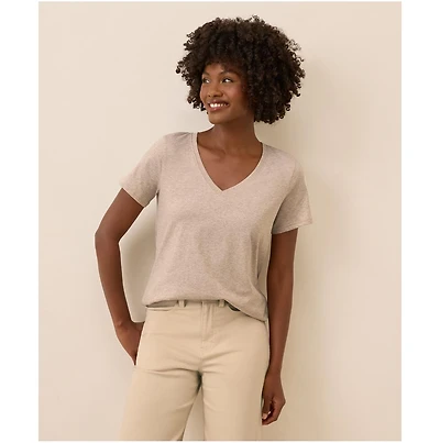 Pact Women's Softspun V-Neck Tee