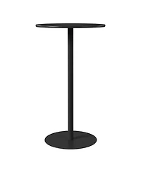 41.25" Adjustable Metal Round Bar Height Table