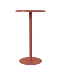 41.25" Adjustable Metal Round Bar Height Table