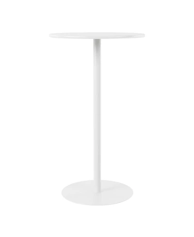 41.25" Adjustable Metal Round Bar Height Table