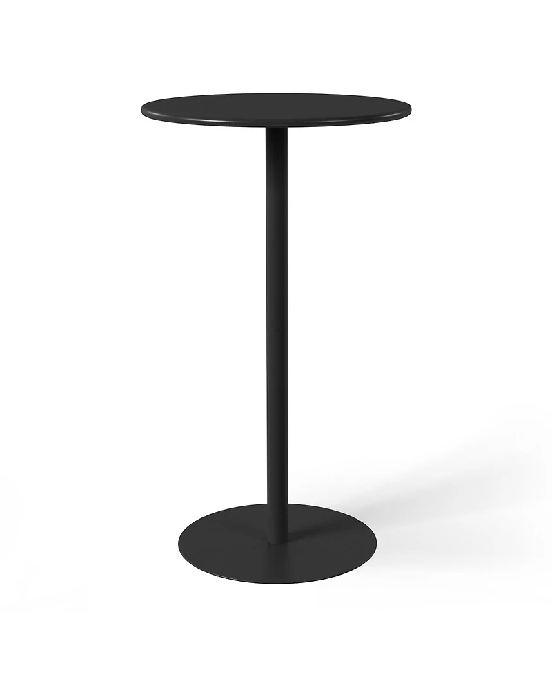 WestinTrends 2-Person Adjustable Round Bar Table with Stackable Stools Dining Set
