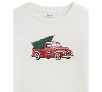 Polo Ralph Lauren Boys Truck-Print Cotton Long-Sleeve Tee
