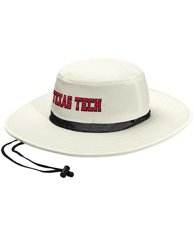 Adidas Men's and Women's Cream Texas Tech Red Raiders Wide Brim Boonie Bucket Hat
