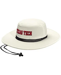 Adidas Men's and Women's Cream Texas Tech Red Raiders Wide Brim Boonie Bucket Hat