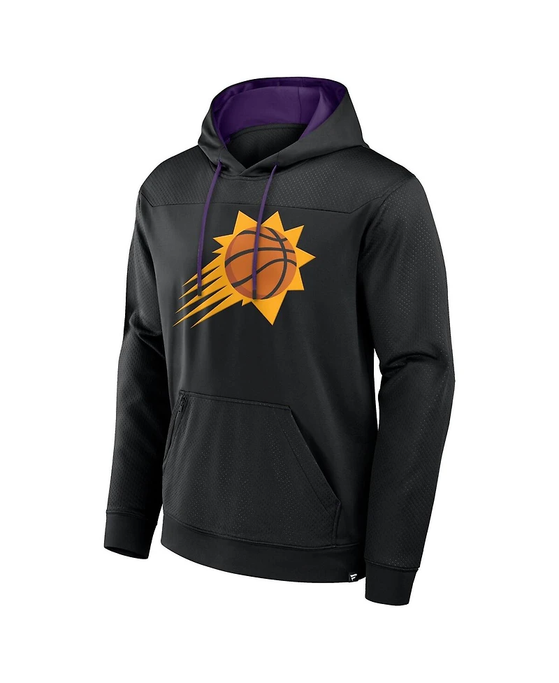 Fanatics Men's Black Phoenix Suns Reserve Defender Pullover Hoodie