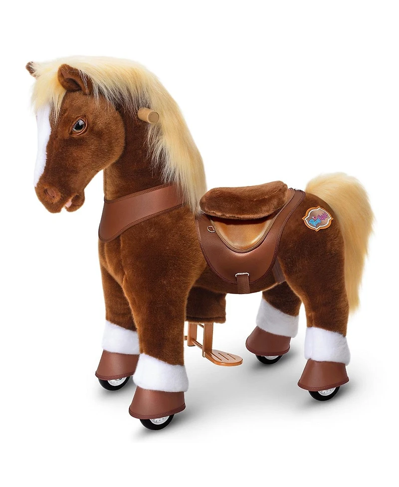 PonyCycle Model Y Brown Horse Rideable Toy for Age -4