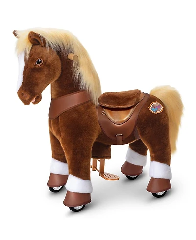 PonyCycle Model Y Brown Horse Rideable Toy for Age -4