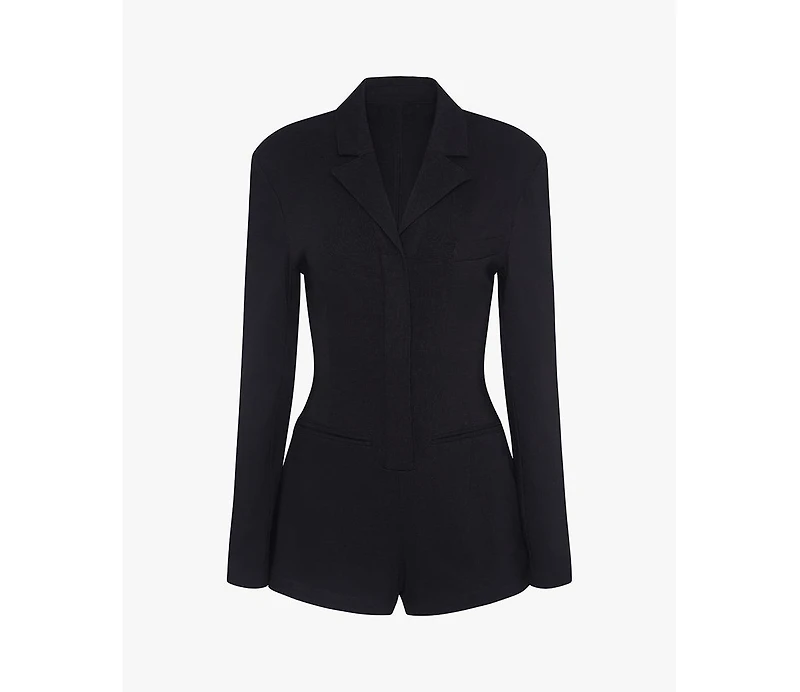 WeWoreWhat Women's Cinched Waist Blazer Romper