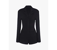 WeWoreWhat Women's Cinched Waist Blazer Romper