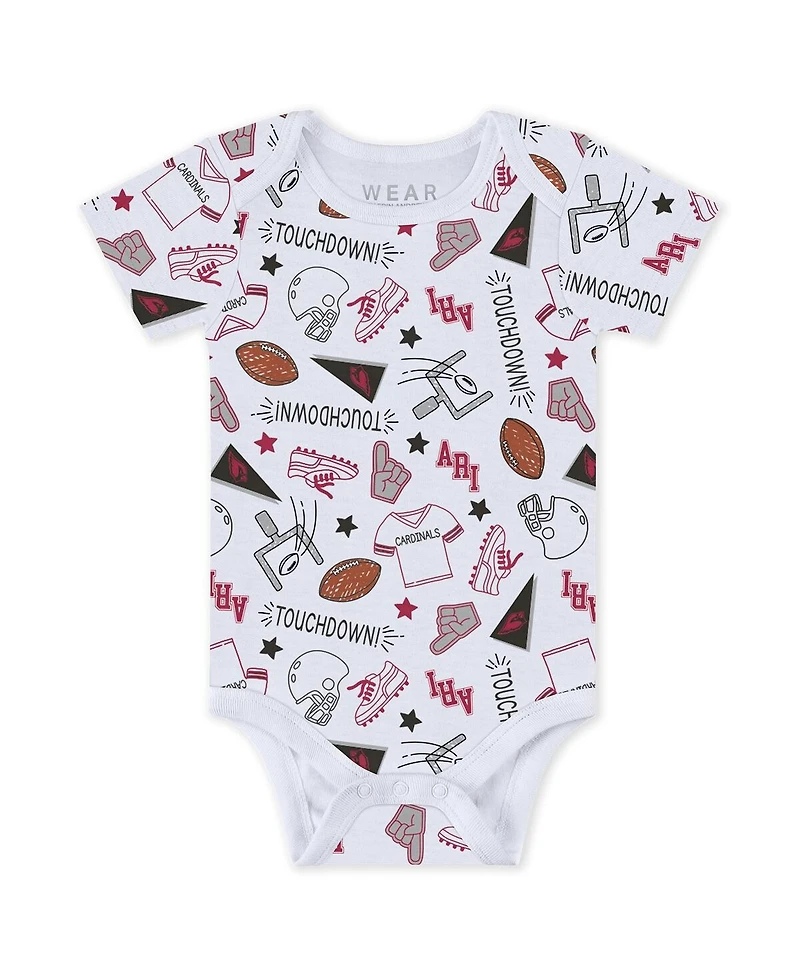 Wear by Erin Andrews Baby Boys and Girls 2-Piece Arizona Turn Me Around Bodysuits Pant Set