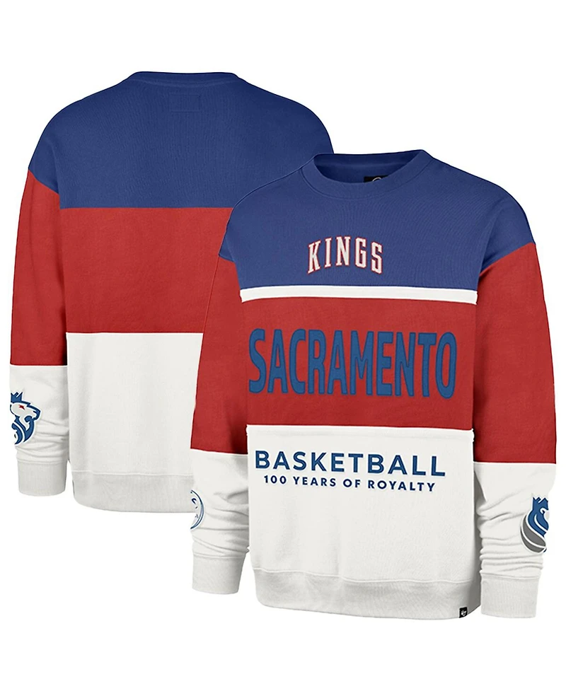 '47 Brand Men's and Women's Red Sacramento Kings 2024/25 City Edition on Five Maximalist Pullover Sweatshirt