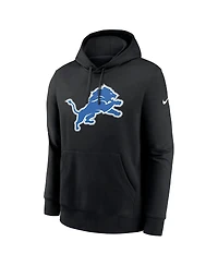 Nike Men's Black Detroit Lions Club Fleece Pullover Hoodie