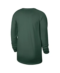 Nike Men's Hunter Green Milwaukee Bucks 2025/26 On-Court Flare Performance Practice Long Sleeve T-Shirt
