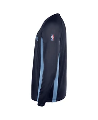 Nike Men's Navy Memphis Grizzlies 2025/26 Authentic Pre-Game Legend Dri-fit Long Sleeve Shooting Shirt