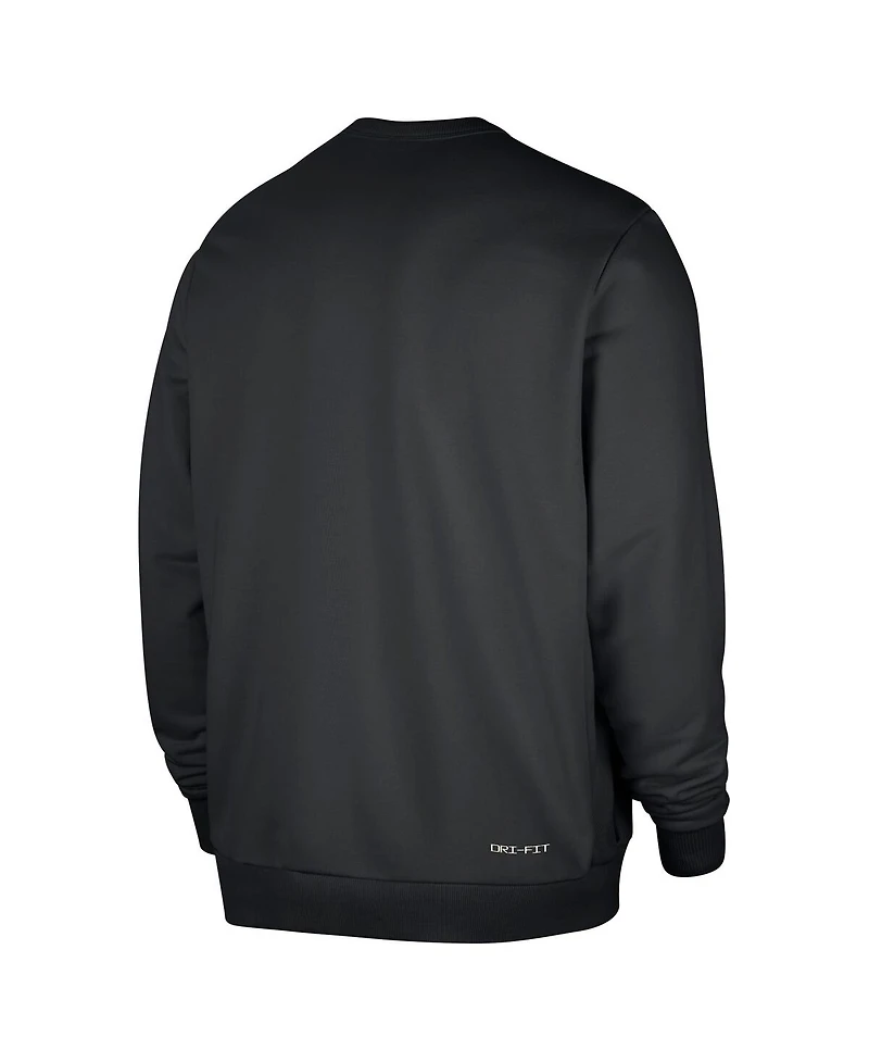 Nike Men's Black Orlando Magic Authentic Standard Issue Travel Dri-fit Sweatshirt