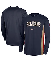 Nike Men's Navy New Orleans Pelicans 2025/26 Authentic Pre-Game Legend Dri-fit Long Sleeve Shooting Shirt