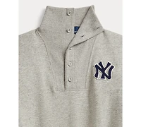 Polo Ralph Lauren Women's Vintage-Inspired Yankees Long Sleeve Pull-On Sweatshirt
