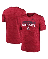 Nike Men's Red Arizona Wildcats Campus Center Stack Velocity Dri-fit T-Shirt