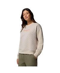 Columbia Women's Gray Tennessee Volunteers Collegiate Hart Mountain Quilted Sweatshirt
