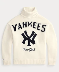 Polo Ralph Lauren Women's Yankees Long Sleeve Turtle Neck Sweater
