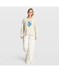 Fanatics Women's Cream Los Angeles Chargers Dove Legacy Long Sleeve T-Shirt
