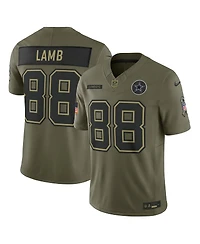 Nike Men's CeeDee Lamb Olive Dallas Cowboys 2025 Salute to Service Limited Jersey