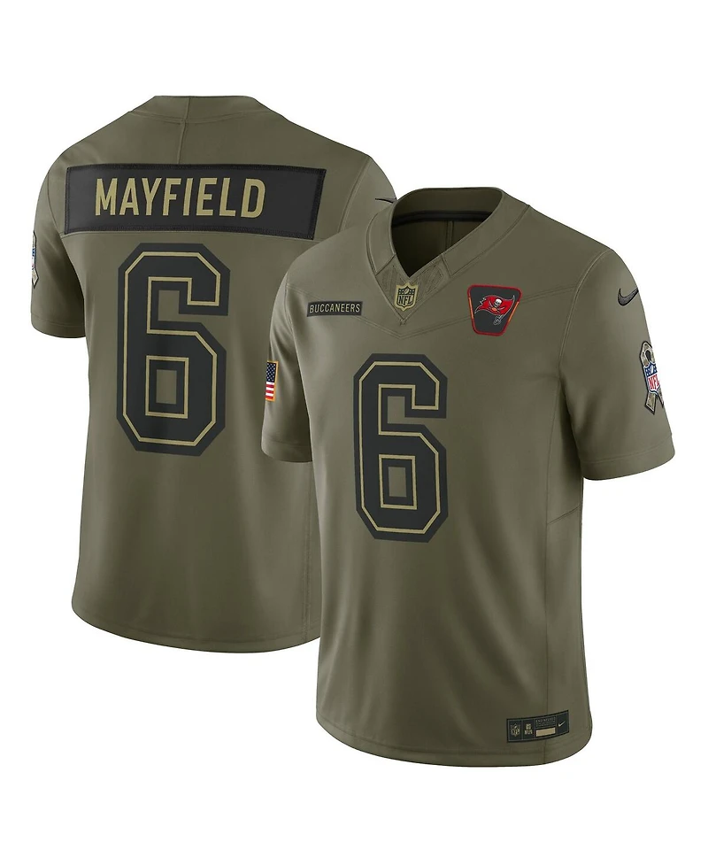 Nike Men's Baker Mayfield Olive Tampa Bay Buccaneers 2025 Salute to Service Limited Jersey
