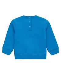Wear by Erin Andrews Baby Boys and Girls 2-Piece Blue Detroit Lions Fleece Crewneck Pants Set