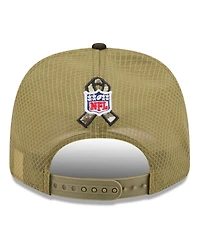 New Era Men's Green Green Bay Packers 2025 Salute to Service 9SEVENTY Adjustable Hat