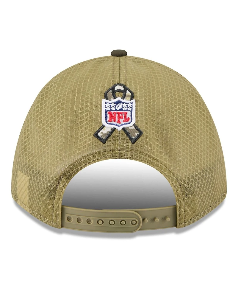 New Era Men's Green Cincinnati Bengals 2025 Salute to Service 9FORTY A-Frame M-Crown Adjustable Hat