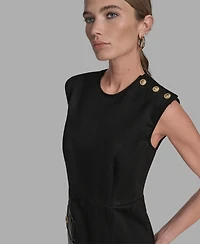 Bcbg Women's Sleeveless Short Dress