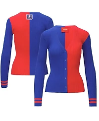 Staud Women's Royal/Red New York Giants Cargo Sweater