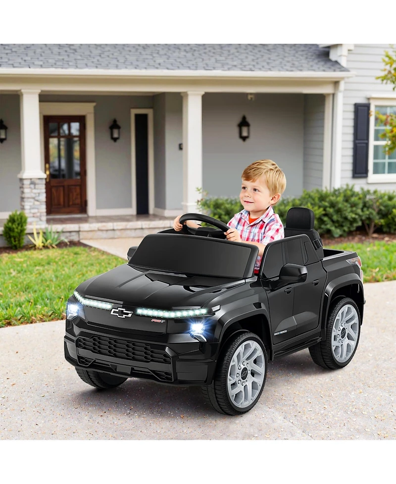 Gymax Ride on Car 12V Licensed Chevrolet Truck Kids' Electric Vehicles Gift for 3+