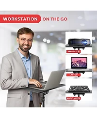 8"-46" Projector Laptop Stand,Height Adjustable