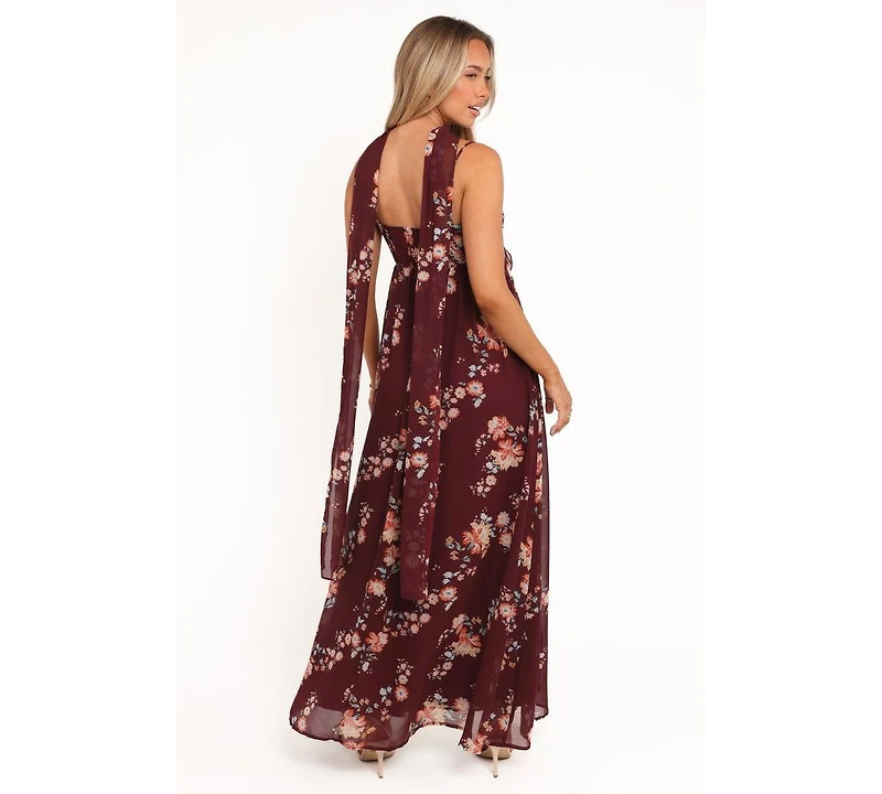 Petal and Pup Women's Tully Maxi Dress - Berry Floral